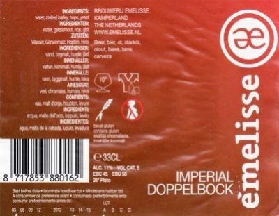 Imperial Doppelbock - Zeer zwaar bockbier