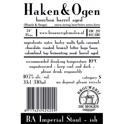 Haken & Ogen bourbon barrel aged