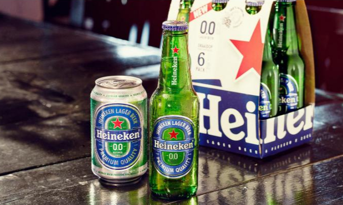Heineken 0.0 blik en fles