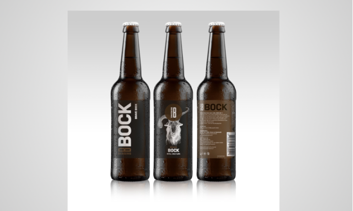 Berging Bock flesjes op een rij