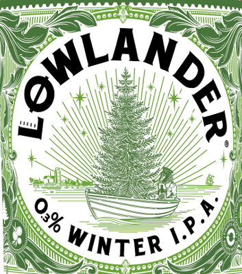 Lowlander 0.3% winter ipa logo