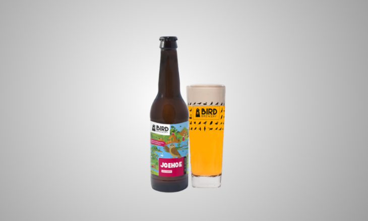 Bird Joehoe fles en glas