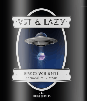Vet Lazy Disco Volante bier logo