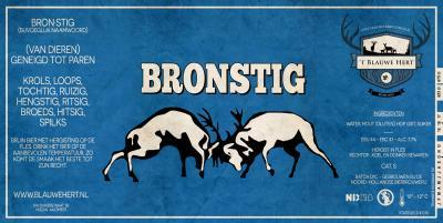 Bronstig oude Etiket