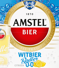 Amstel Witbier radler 0.0% logo
