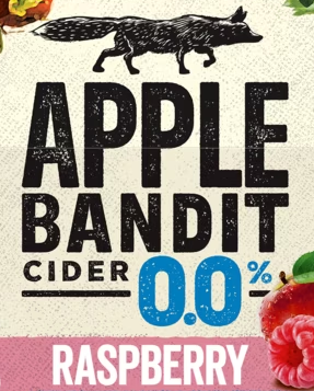 Apple bandit raspberry 0.0% logo