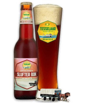 slufter bokbier en glas