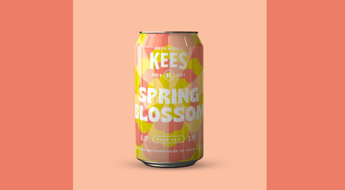 Kees Spring Blossom bier blikje