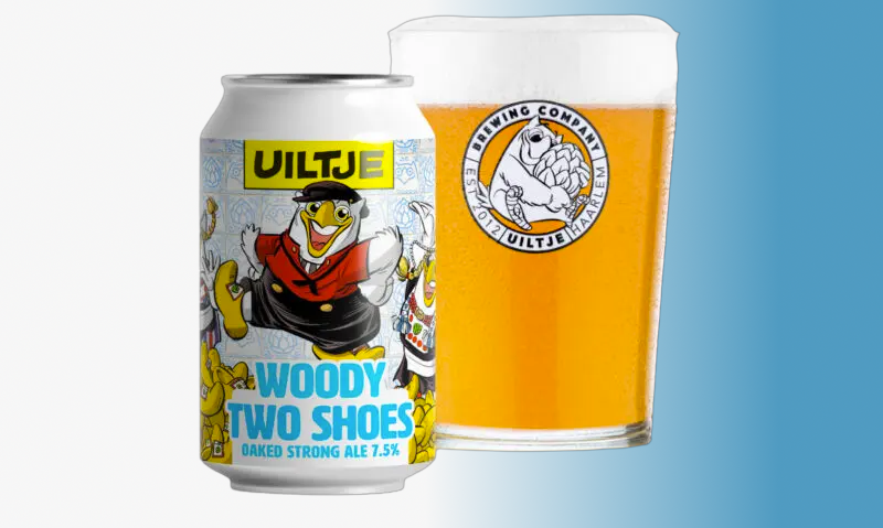 Uiltje Woody Two Shoes blik en glas