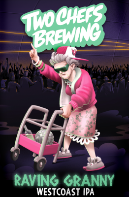 Two Chefs Raving Granny Logo