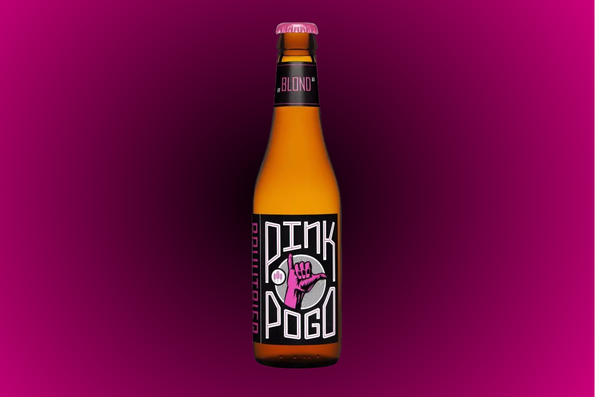Bruut Pink Pogo bierfles