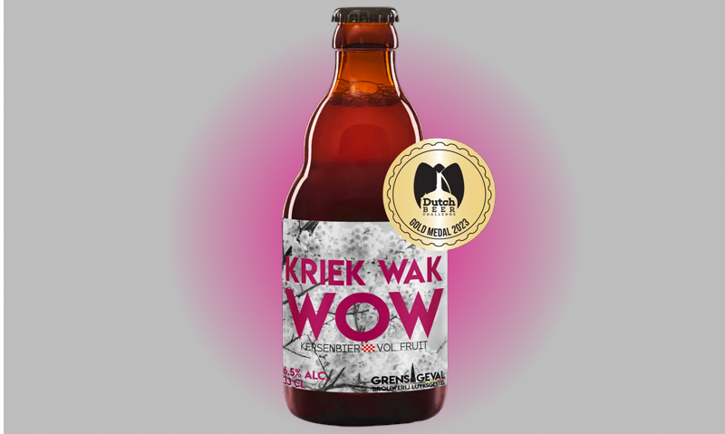 Kriek Krak WOW flesje 