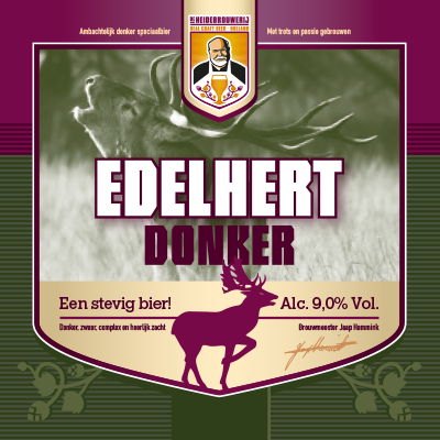 Edelhert Donker oude logo