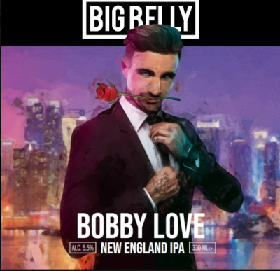 Big Belly Brewing Bobby Love logo
