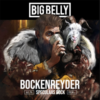 Big Belly Brewing Bockenreyder speculaas bock-logo