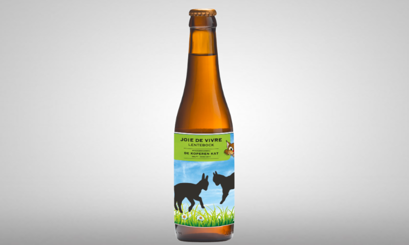 Koperen Kat Joie de Vivre