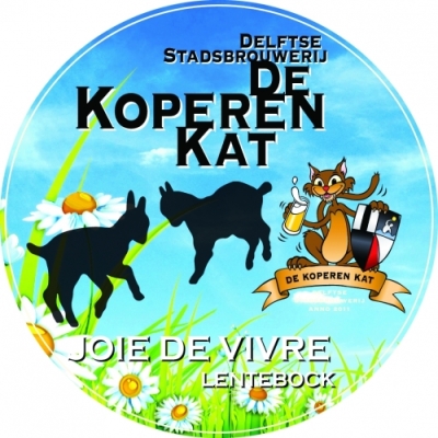 Koperen Kat Joie de Vivre