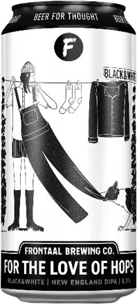 Frontaal For The Love Of Hops Black & White
