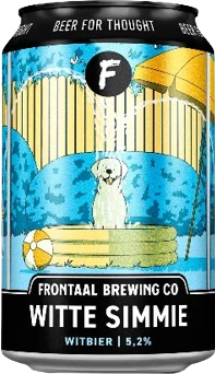 Frontaal Witte Simmie Blikje