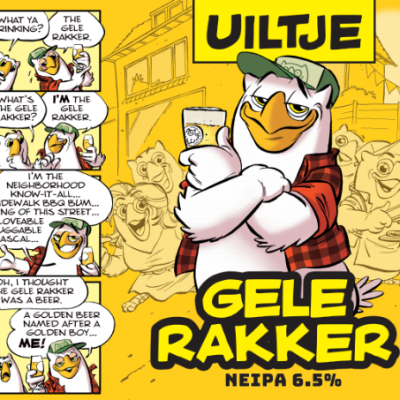 Uiltje Gele Rakker NEIPA Logo