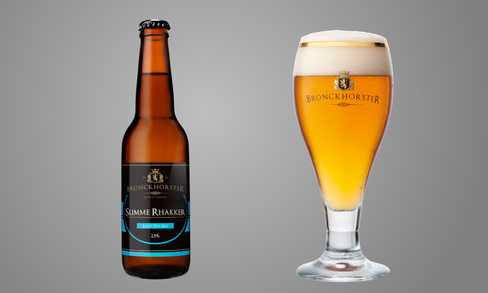 Bronckhorster Slimme Rhakker glas en flesje