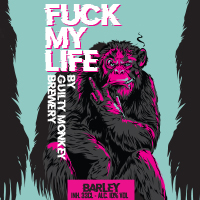 Guilty Monkey Fuck My Life Logo