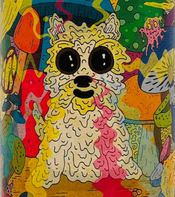 White Dog Forest Of Endless Imaginations