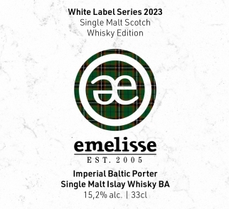 Emelisse White Label 2023 Imperial Baltic Porter Islay Whisky