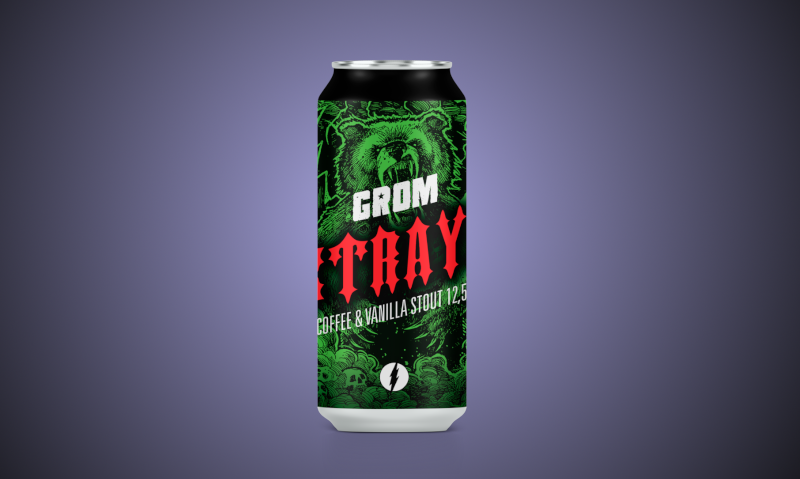 GROM Betrayer Pastry Stout bier van Bliksem