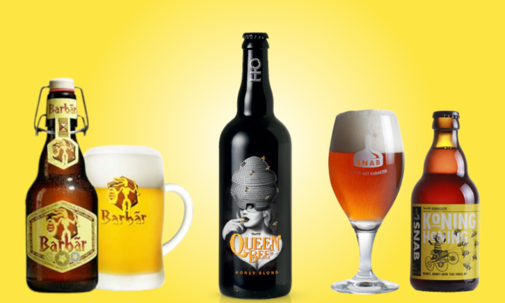Drie honig bieren
