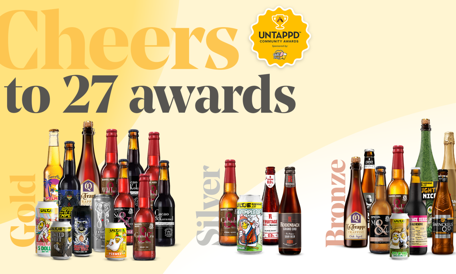 Royal Swinkels scoort op eerste Untappd Community Awards