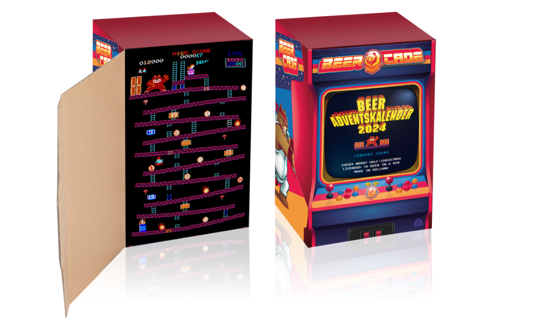 Arcade bieradventskalender van Beer in a Box