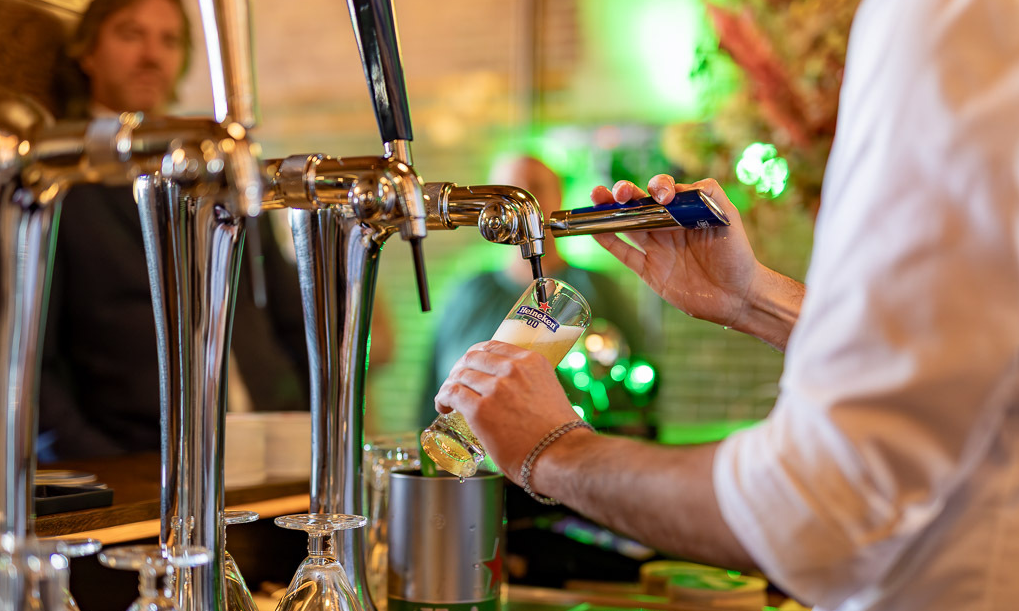 Heineken 0.0 van de tap