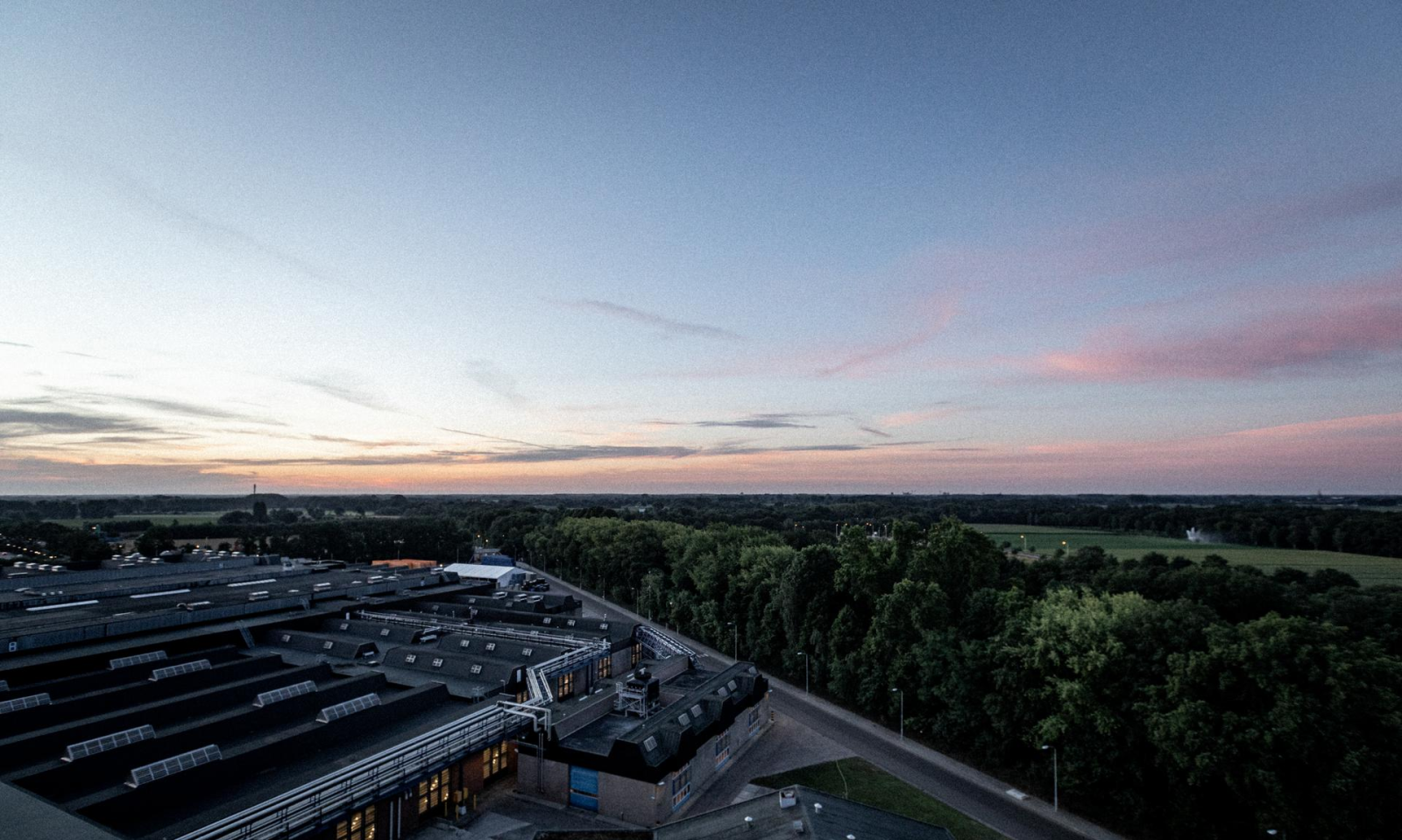 Royal Swinkels gebouwen van bovenaf