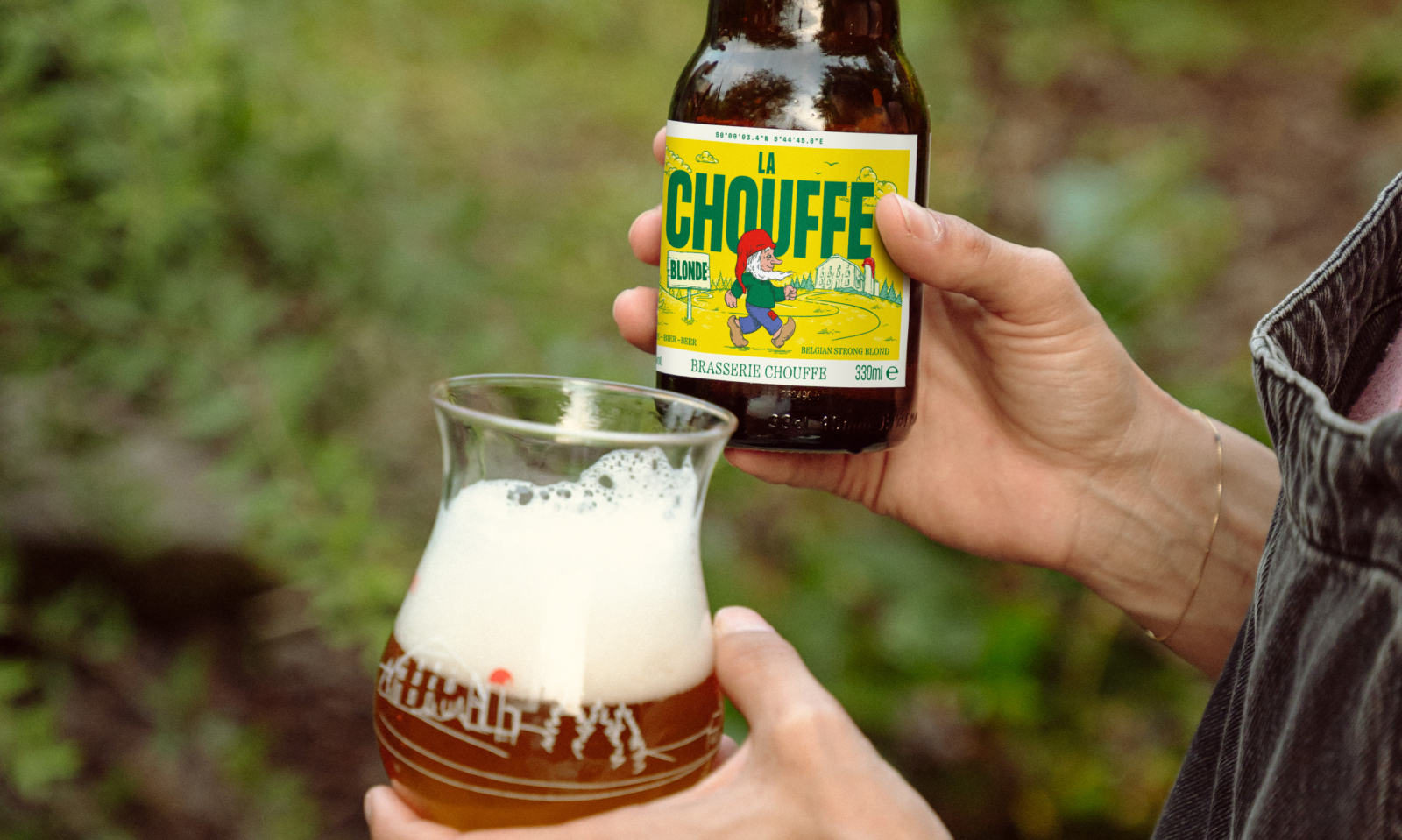 La Chouffe nieuw etiket en glas