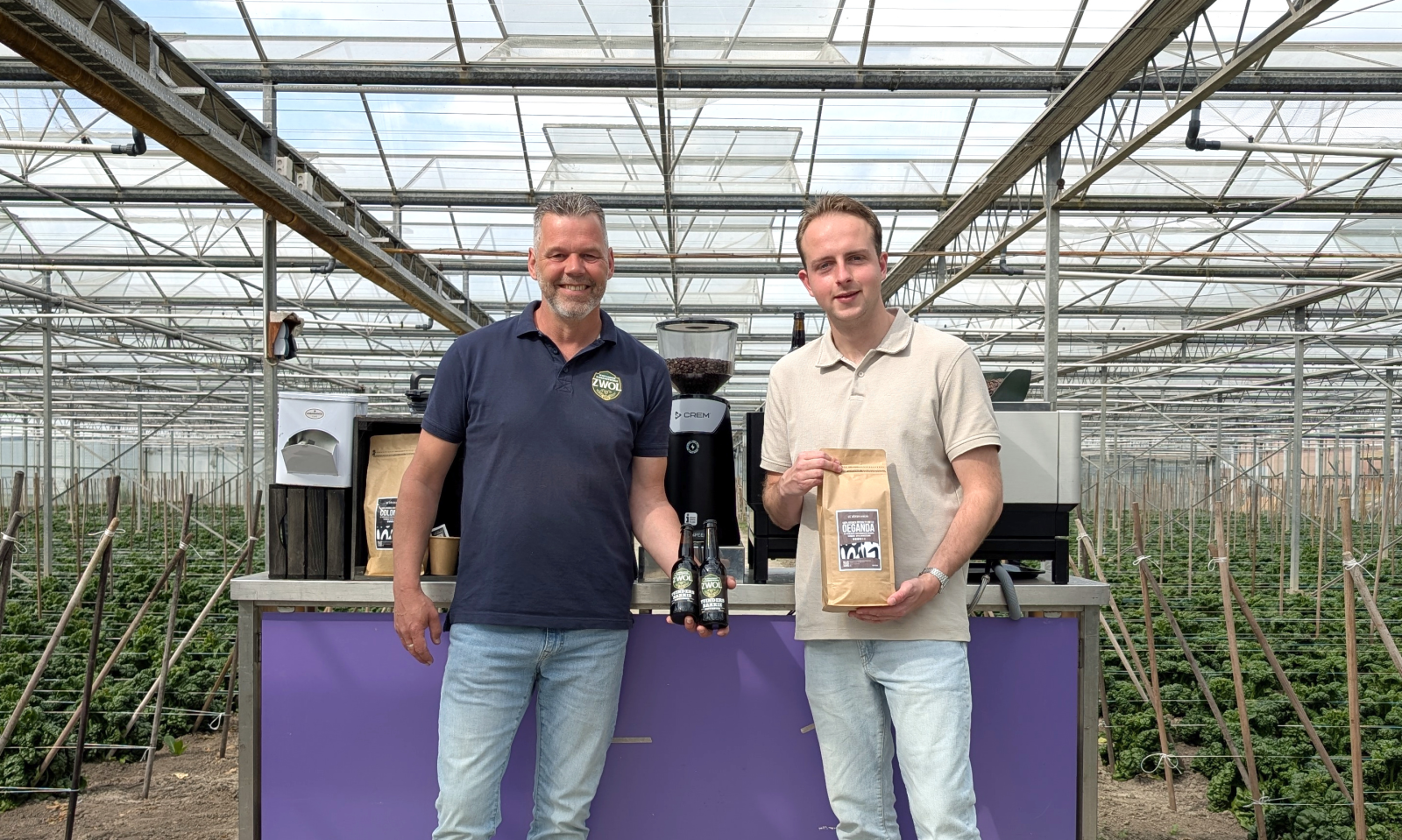 Brouwerij Zwol en De Hofbranders mannen