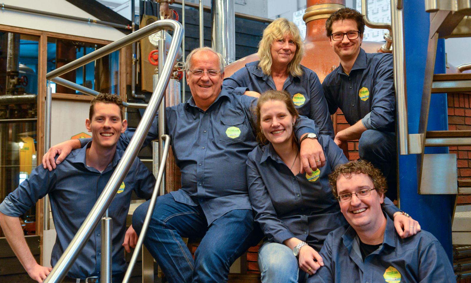Familiefoto van Tesselaar Familiebrouwerij Diks