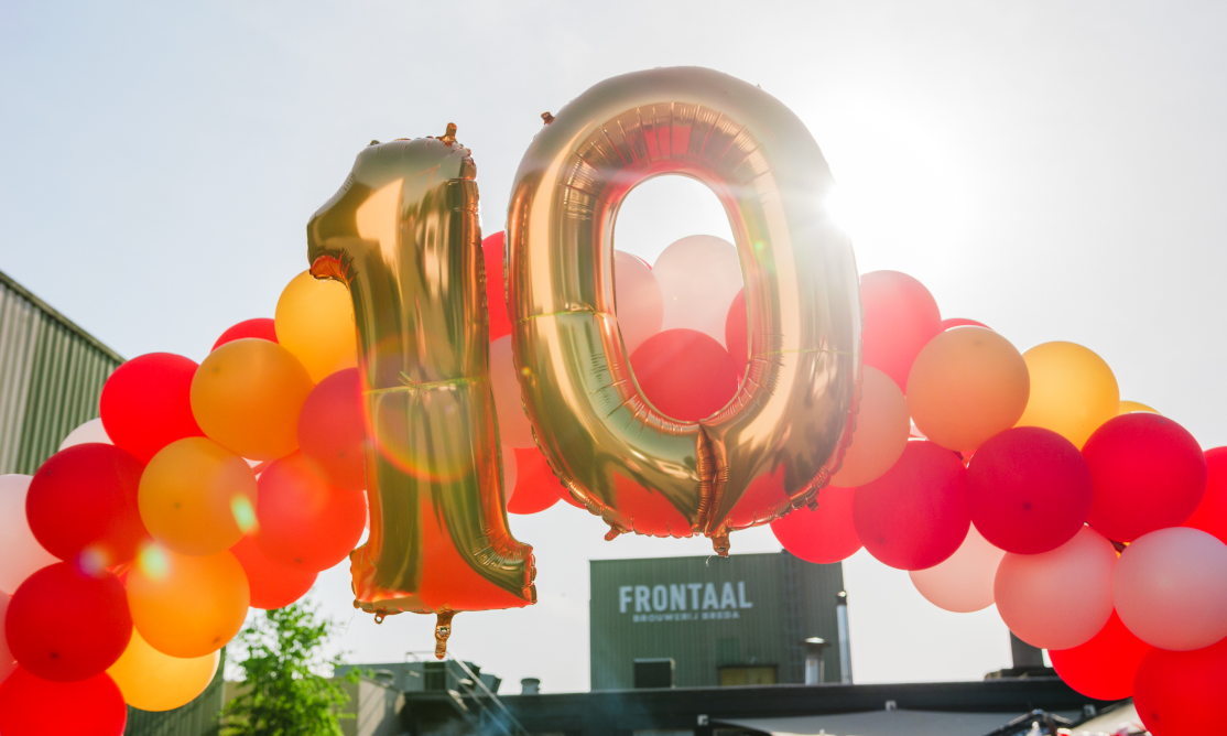 Brouwerij Frontaal 10 jaar