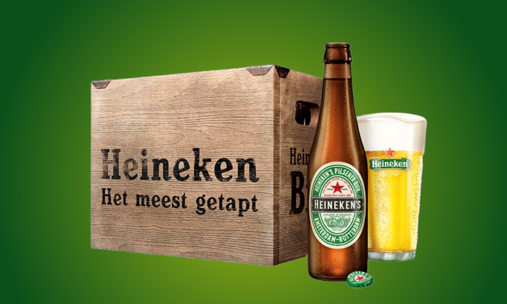 Houten Heineken krat - limited edititon