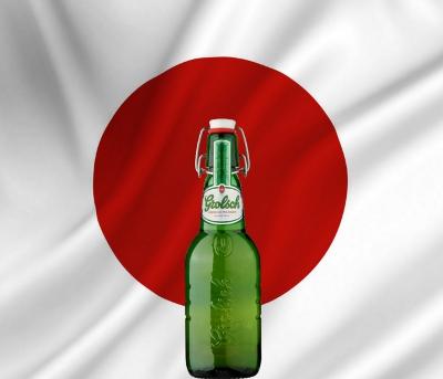 Grolsch in Japanse handen