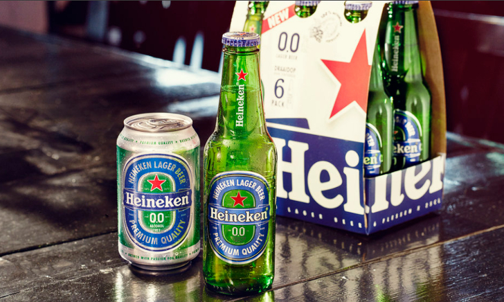 Heineken 0.0 blikje en flesje