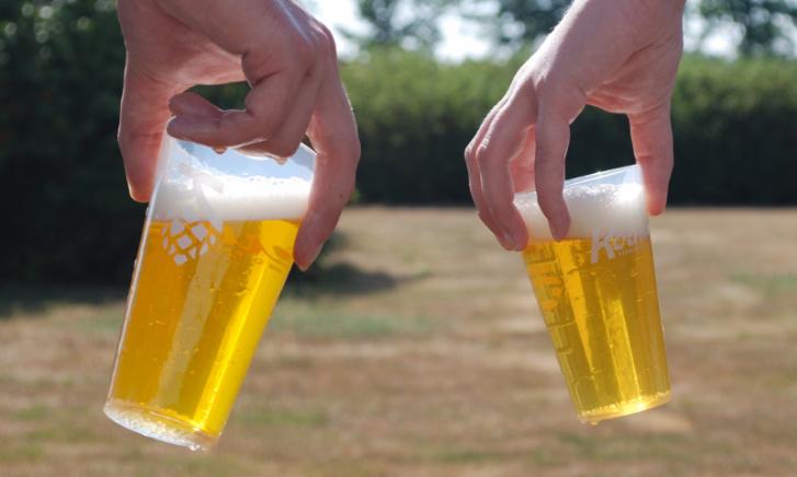 Grolsch Kornuit circulaire drinkbekers