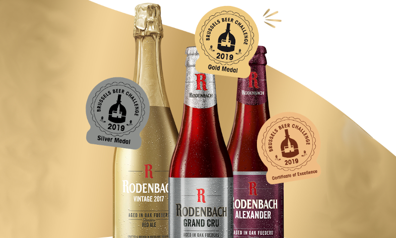 Rodenbach winnaars tijdens de Brussels Beer Challenge 2019