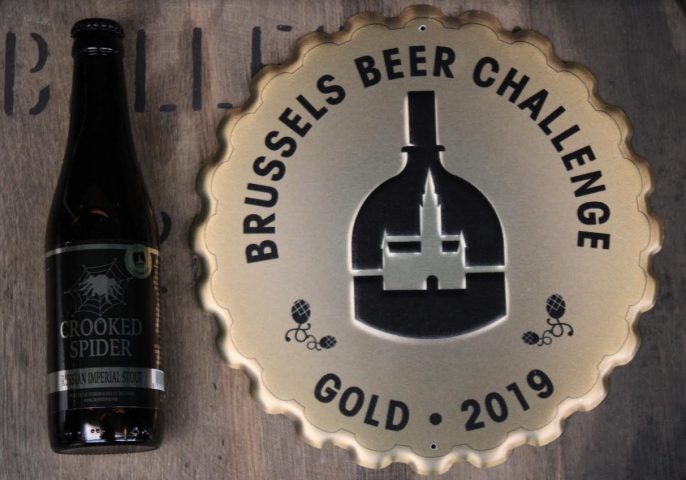 Russian Imperial Stout van Crooked Spider wint goud tijdens Brussels Beer Challenge