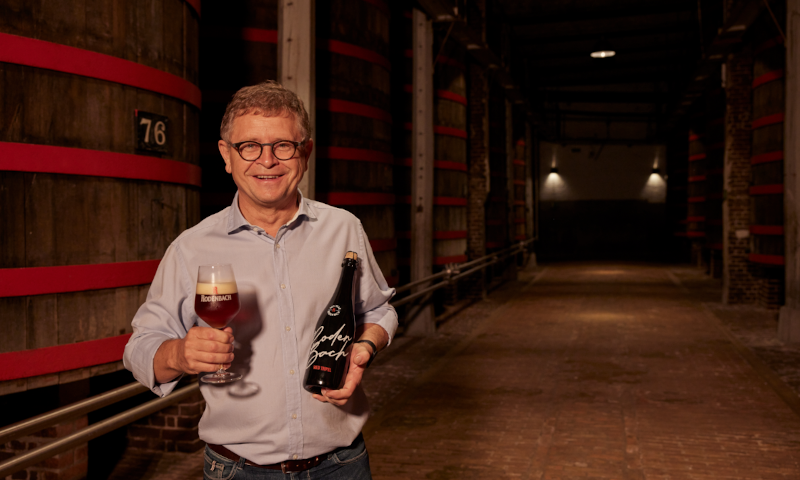 rodenbach red tripel getoond door brouwer rudi ghequire