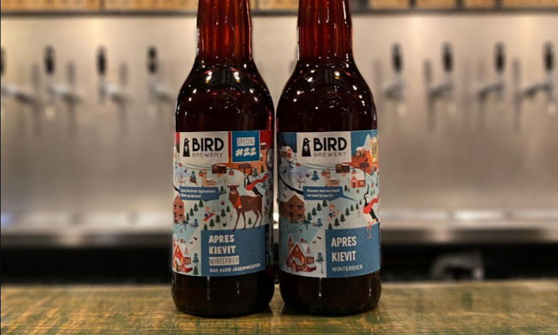 Apres kievit en jagermeister oak aged flesjes