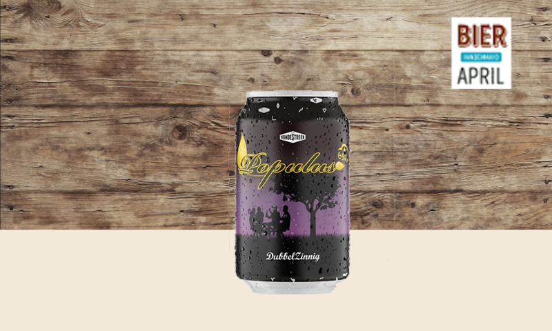 Dubbelzinnig van Populus 6921 blikje is het mitra bier van de maand