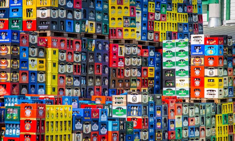 Kratten bier uit Duitsland