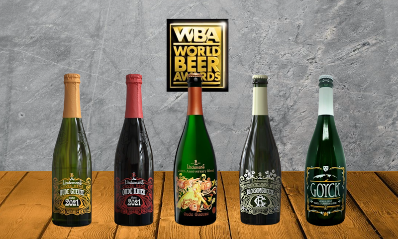 Lindemans bieren scoren tijdens World Beer Awards 2022