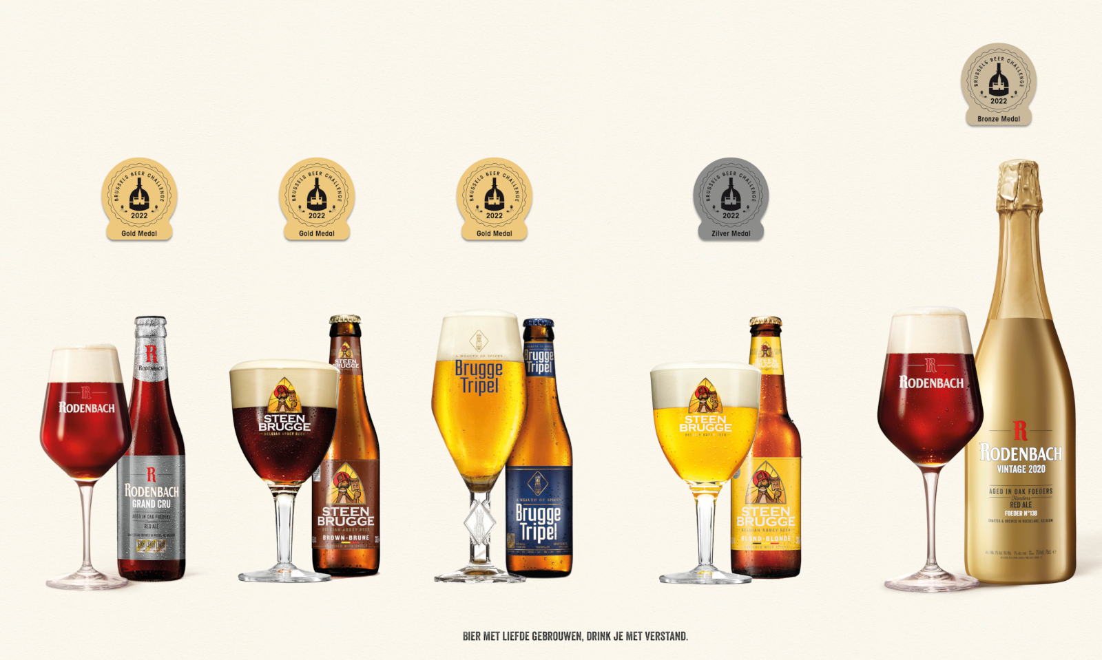 Rodenbach en palm winnen 5 medailles op bbc 2022